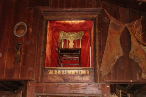 Bill Hickok death chair