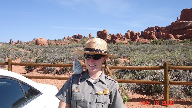 Pretty ranges lead hikes in the more dangerous parts of the park.  