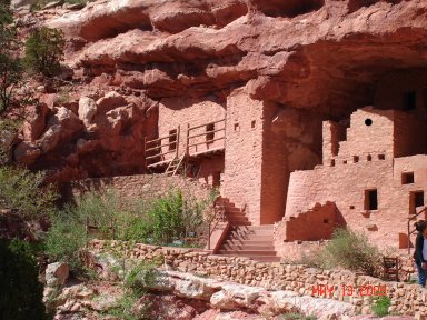 Structure with balcony intact on the left.