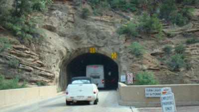 Zion tunnel,  completed in 1930