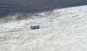 Ice Explorer on the glacier