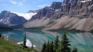 Another view of Waterfowl Lake,  along the Icefield Parkway